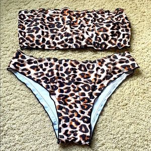 cheetah print bikini